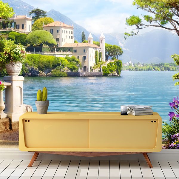 Wall Murals: Resort on the lake