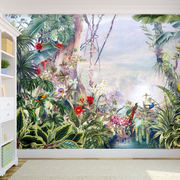 Wall Murals: Tropical rainforest