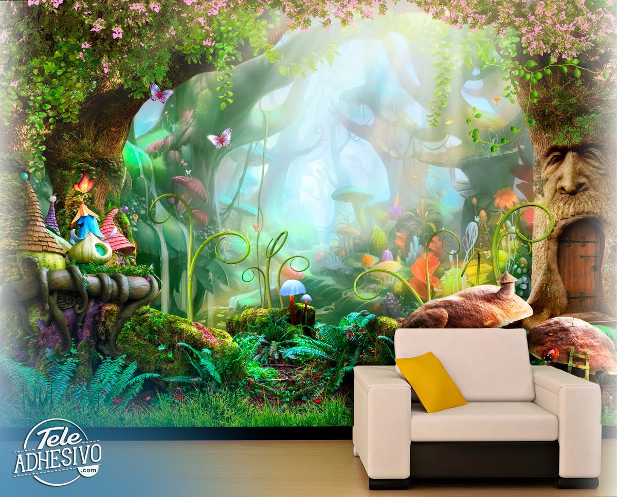 Wall Murals: Forest of fantasy