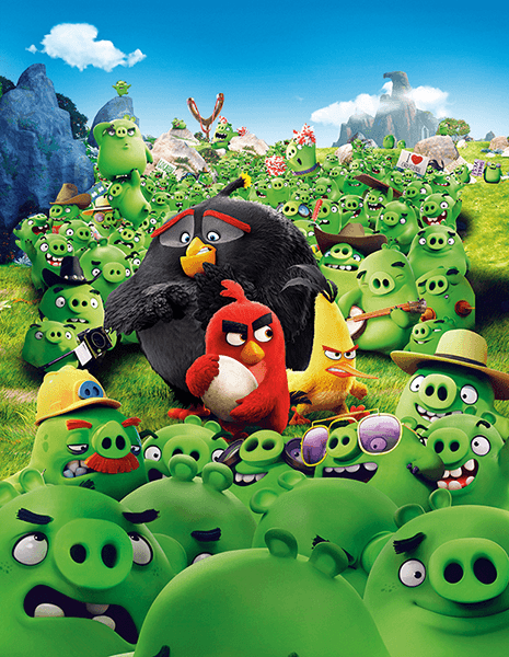 Wall Murals: Angry Birds Montain