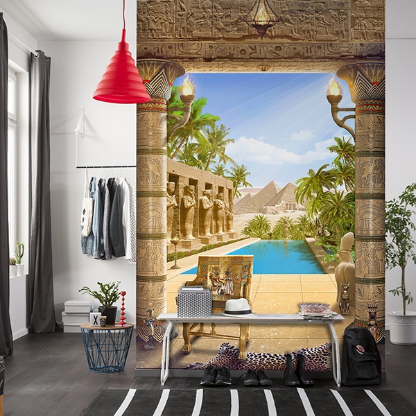 Wall Murals: Egyptian temple 0