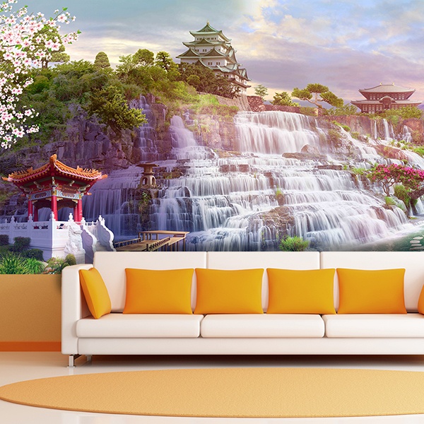 Wall Murals: Waterfall Japan