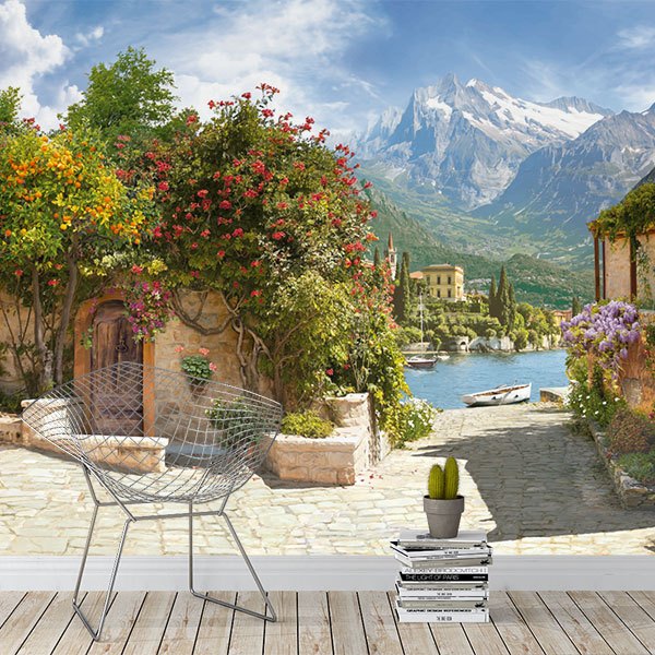 Wall Murals: The house of flowers 0