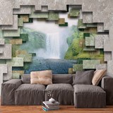 Wall Murals: Waterfall Wall 2