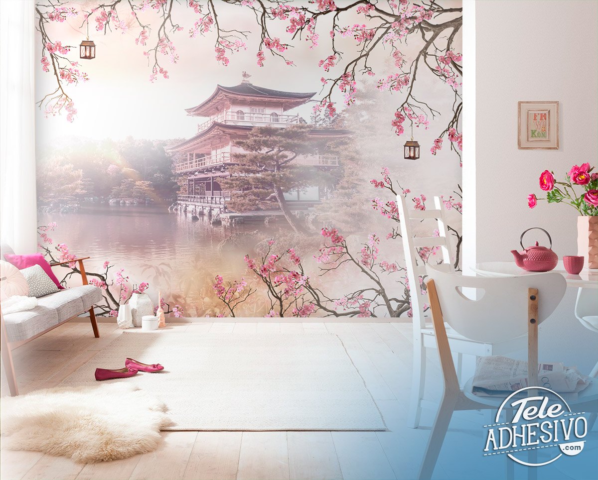 Wall Murals: Japanese Temple