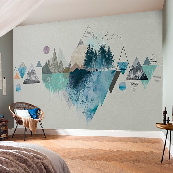 Wall Murals: Collage Mountain and Nature