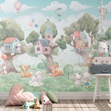 Wall Murals: City in the Forest 2