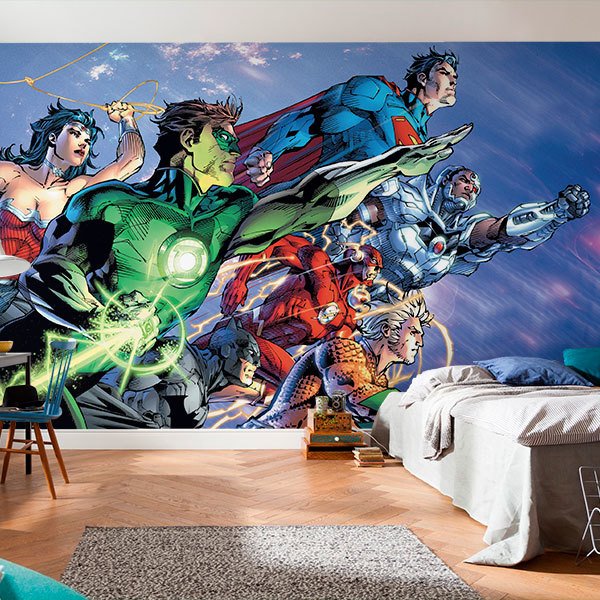Wall Murals: Superheroes in Action