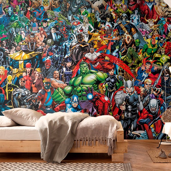 Wall Mural Avengers Characters 