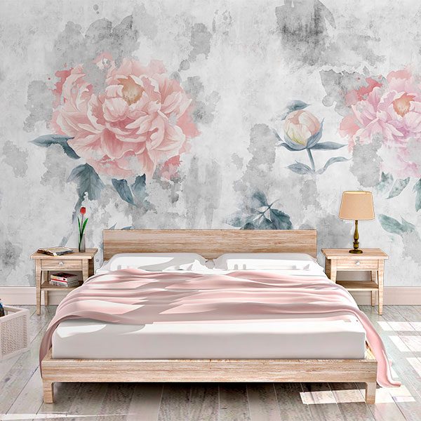 Wall Murals: Painted Roses 0