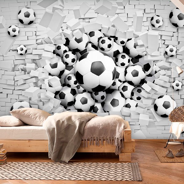Wall Murals: Football Balls 0