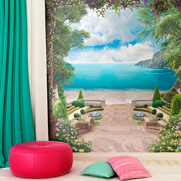 Wall Murals: Mansion on the Beach 0
