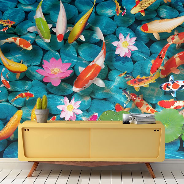 Wall Murals: Fish in the pond 0