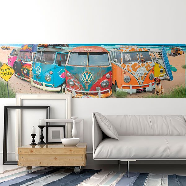 Wall Murals: Surf vans 0
