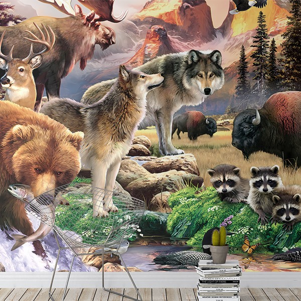 Wall Murals: High mountain fauna 0