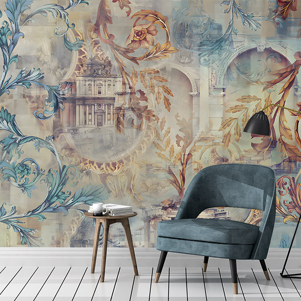 Wall Murals: Old buildings and ornaments