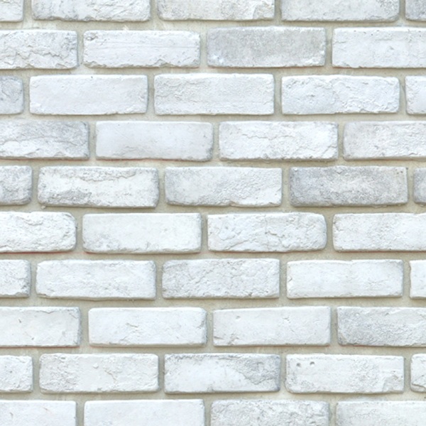 Wall Murals: White brick texture