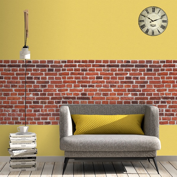 Wall Murals: London brick texture 0