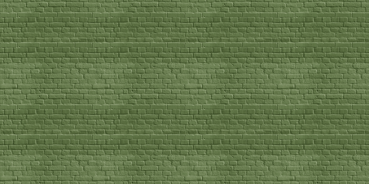 Wall Murals: Green brick texture