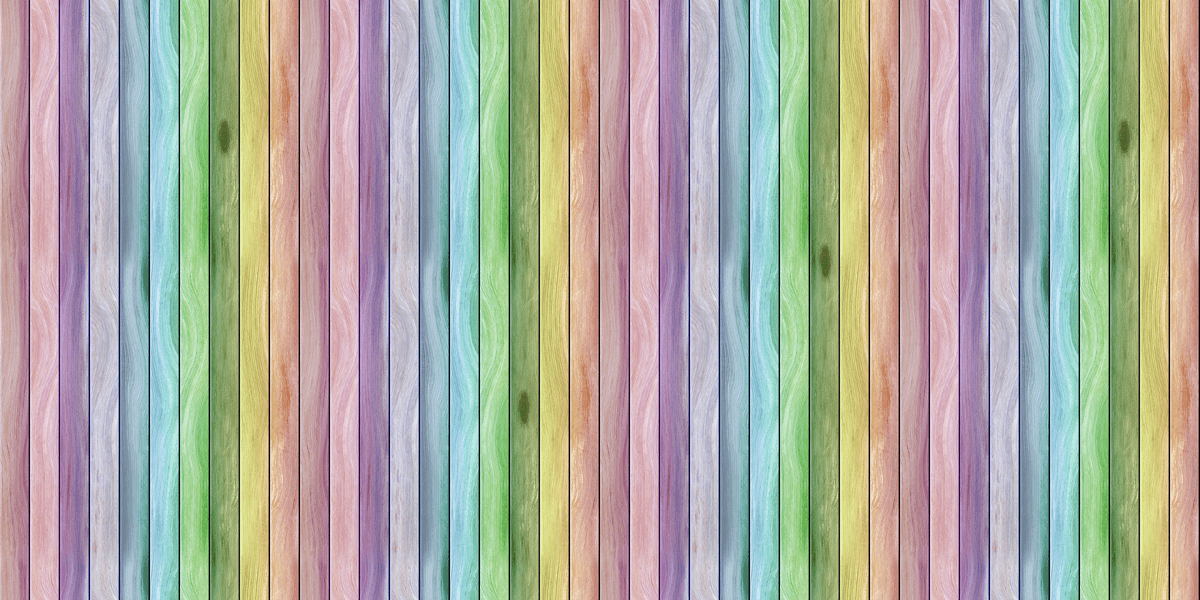 Wall Murals: Rainbow wood texture