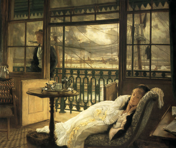Wall Murals: A step of storm, Tissot