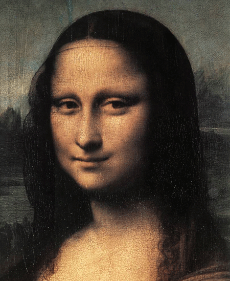 Wall Murals: Mona Lisa (detail) Da Vinci