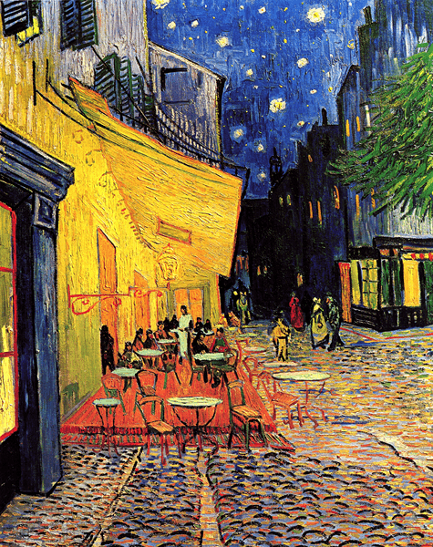 Wall Murals: The terrace café of Arles by night, Van Gogh