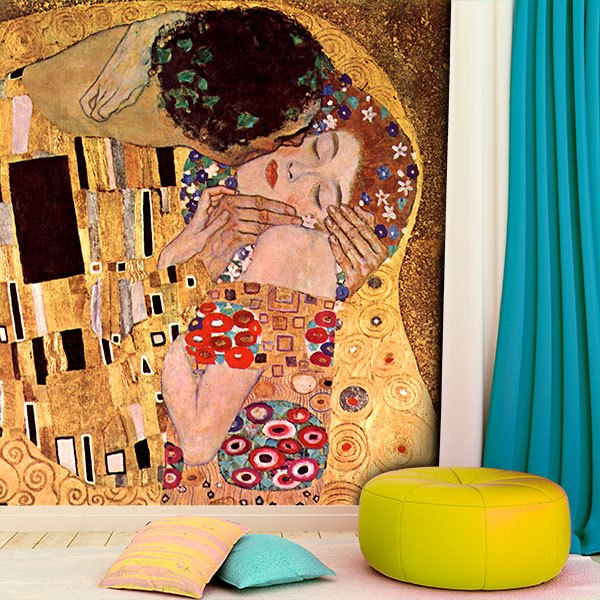 Wall Murals: The kiss, Klimt 0