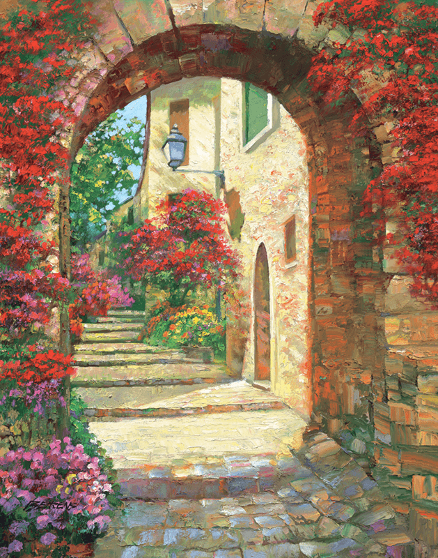 Wall Murals: St. Tropez Street, Howard Behren