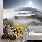 Wall Murals: Mountains in the fog 2