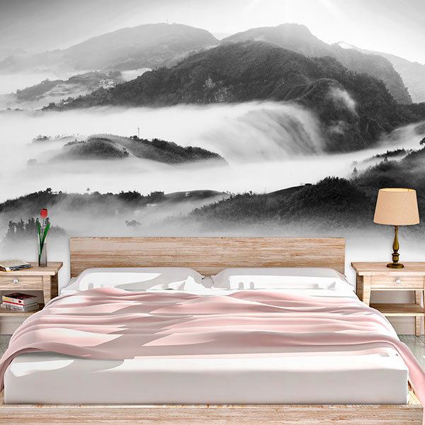 Wall Murals: Fog in the mountains 0