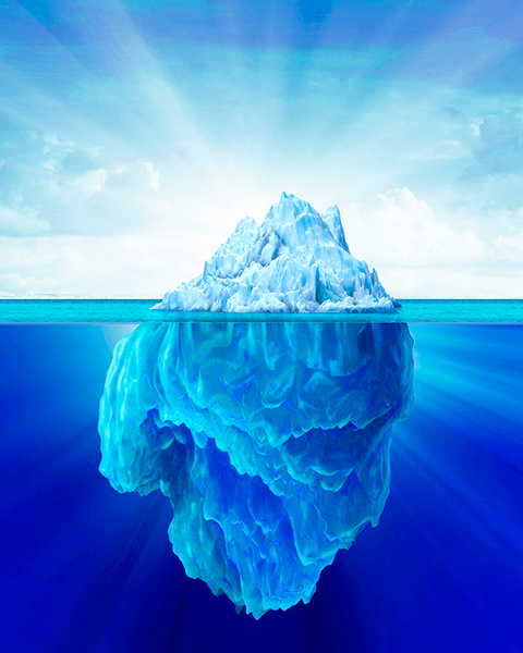 Wall Murals: Floating Iceberg