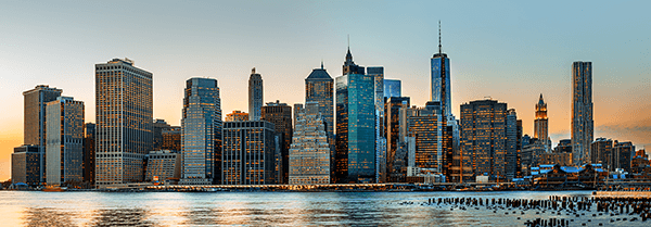 Wall Murals: Panoramic view of New York