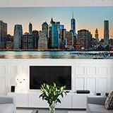 Wall Murals: Panoramic view of New York 2