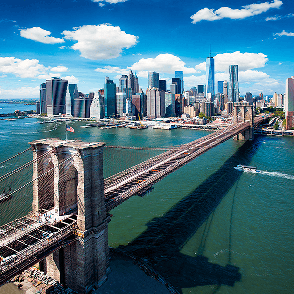 Wall Murals: Over the Brooklyn Bridge
