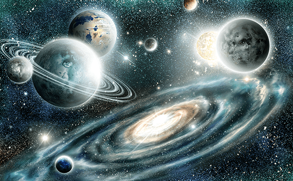Wall Murals: Planets in the Universe