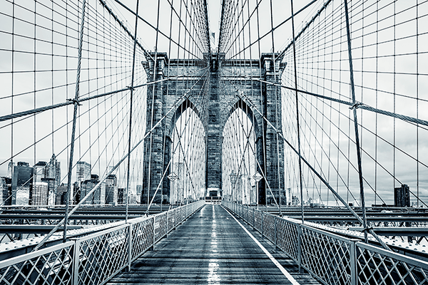Wall Murals: Crossing the Brooklyn Bridge