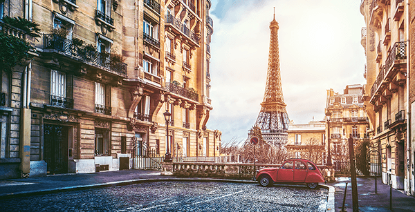 Wall Murals: Old quarter of Paris