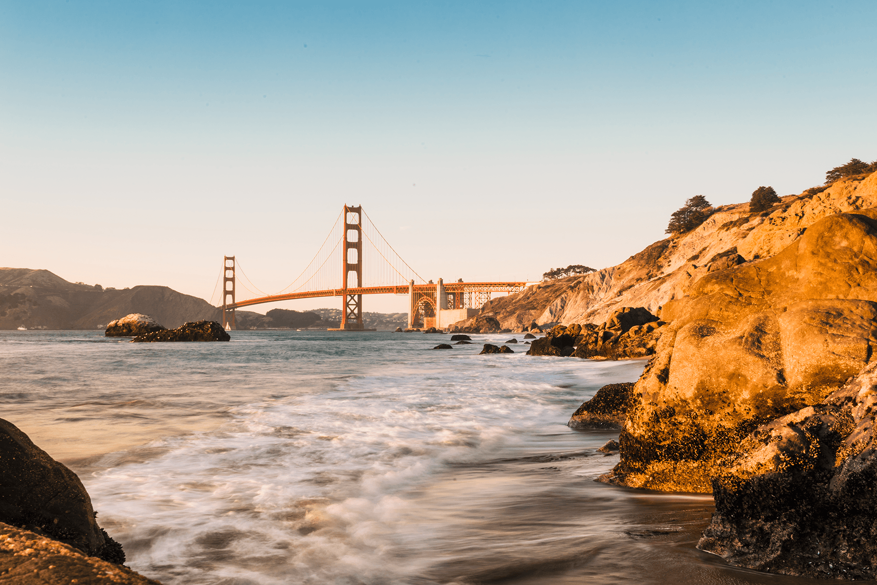 Wall Murals: Golden Gate Bridge of San Francisco