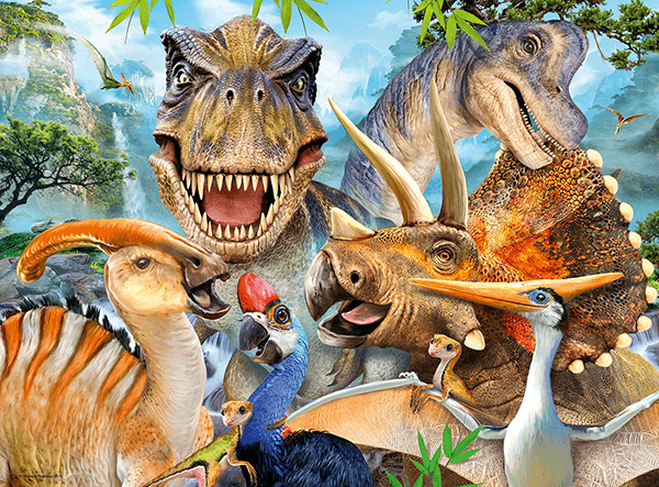Wall Murals: Mesozoic Dinosaurs