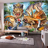 Wall Murals: Mesozoic Dinosaurs 2