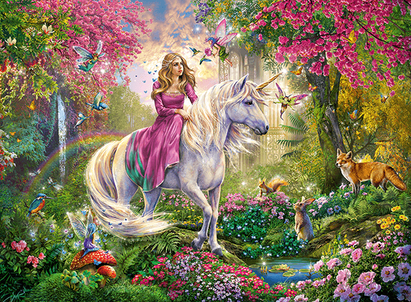 Wall Murals: The princess of the unicorn