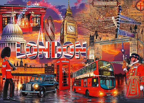 Wall Murals: Collage British