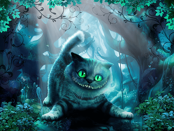 Wall Murals: Wonderland Cat