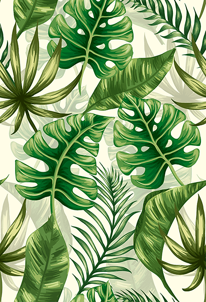 Wall Murals: Printed of Ferns
