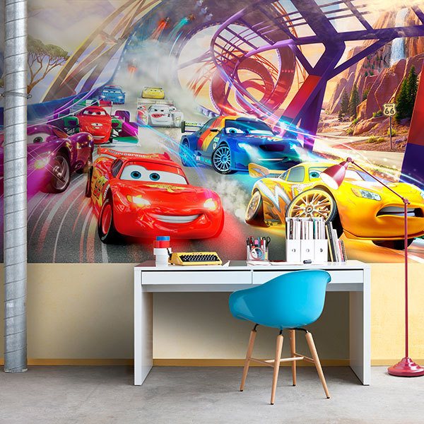 Wall Murals: Cars race, Disney