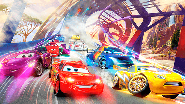 Wall Murals: Cars race, Disney