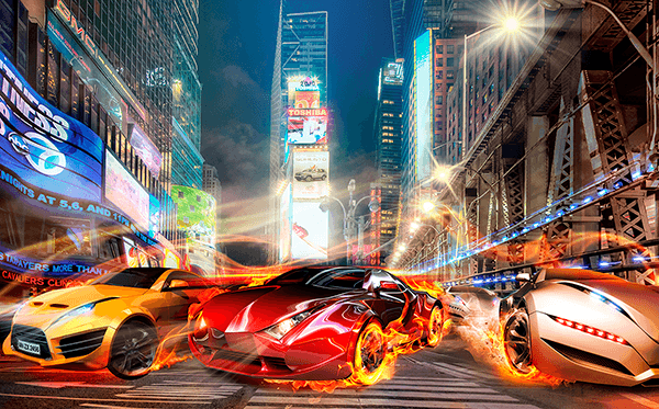 Wall Murals: Sport Race