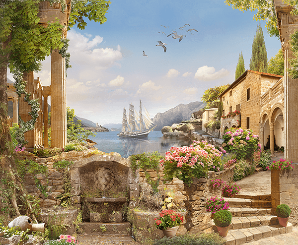 Wall Murals: Crete Coast