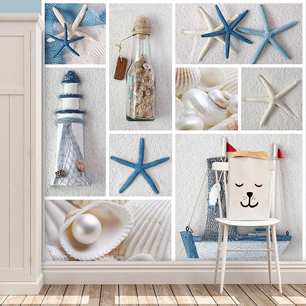 Wall Murals: Collage Sailor